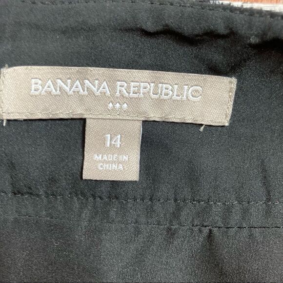 Banana Republic black and white skirt, size 14 - Picture 6 of 8